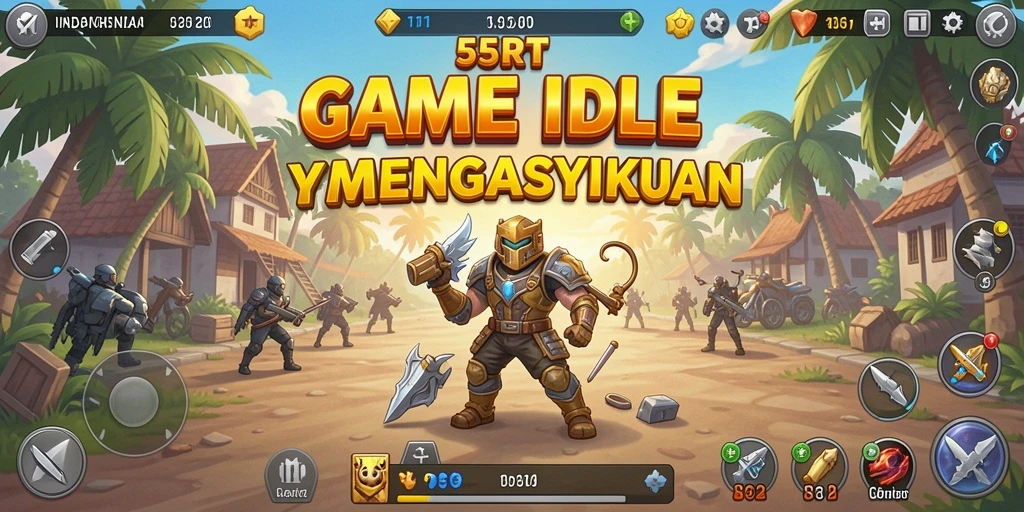 Tangkapan layar 55RT menampilkan karakter-karakter dan aksi gameplay yang menawan.