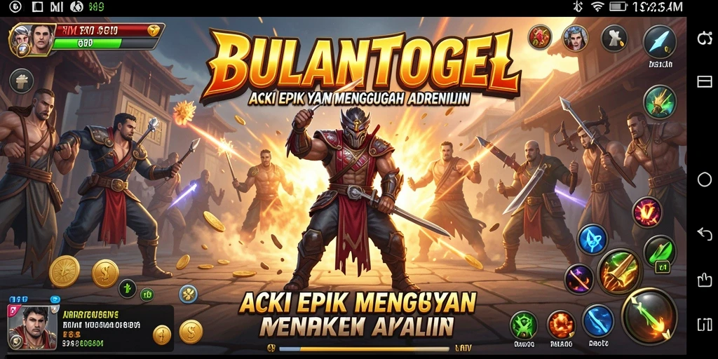 Gameplay BULANTOGEL yang intens dan penuh aksi.