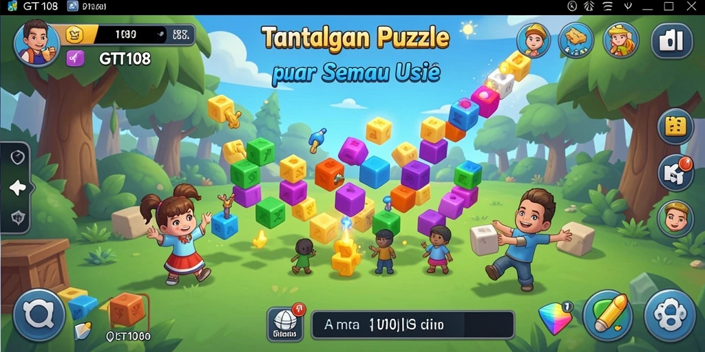 Tampilan gameplay GT108 yang menantang dan menarik.