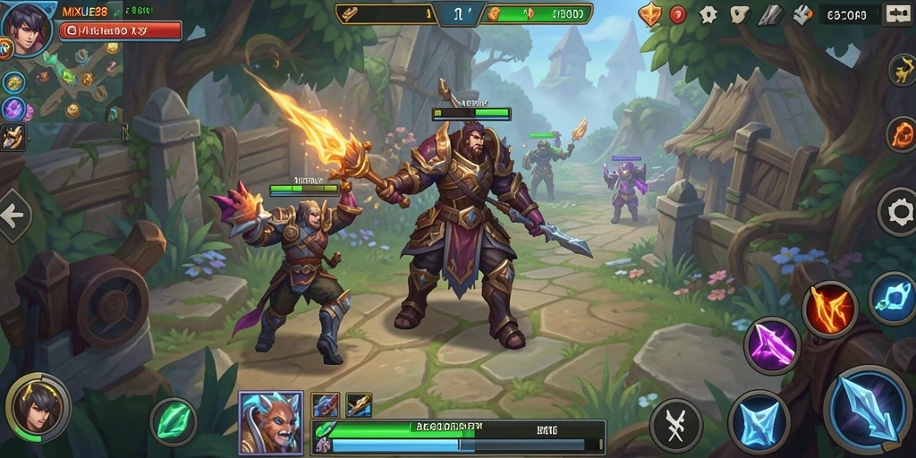 Tangkapan layar menampilkan petualangan seru dalam game ARPG.
