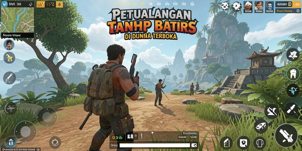 Tampilan gameplay SVIP2 dengan eksplorasi dunia terbuka yang fantastis.